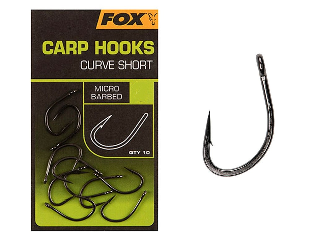 FOX CARP HOOKS CURVE SHORT