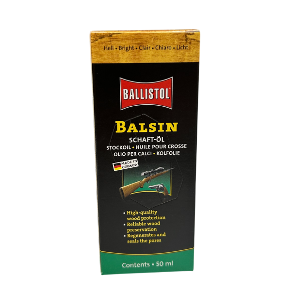  BALLISTOL BALSIN ULJE ZA KUNDAK SVIJETLO-SMEĐE 50ML
