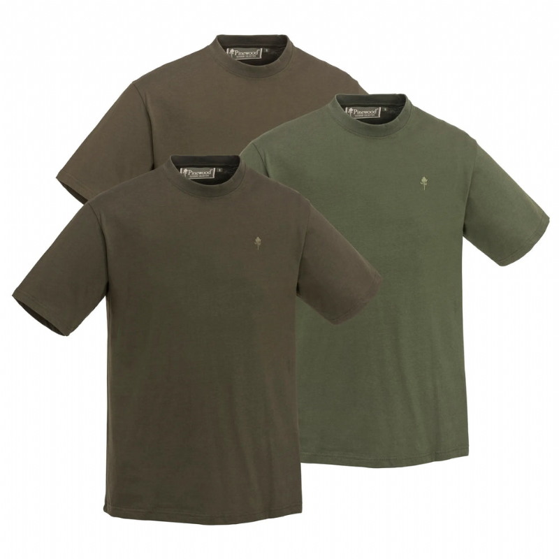 PINEWOOD MAJICA KRATKI RUKAV (3 KOMADA U PAKIRANJU) L