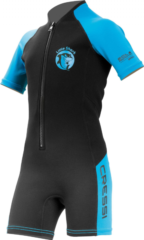 CRESSI LITTLE SHARK 2MM 11-12 GOD. CRNO-PLAVO